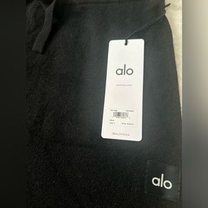Alo pants 100% cashmere black pants